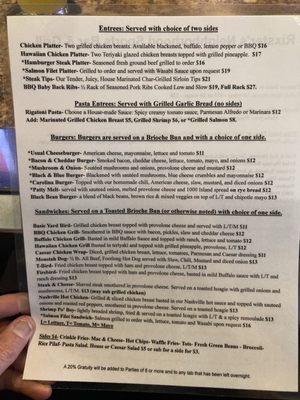 Rixster Grill menu 4