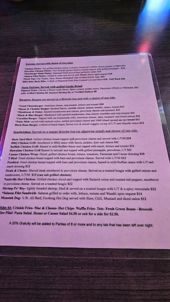 Rixster Grill menu 6